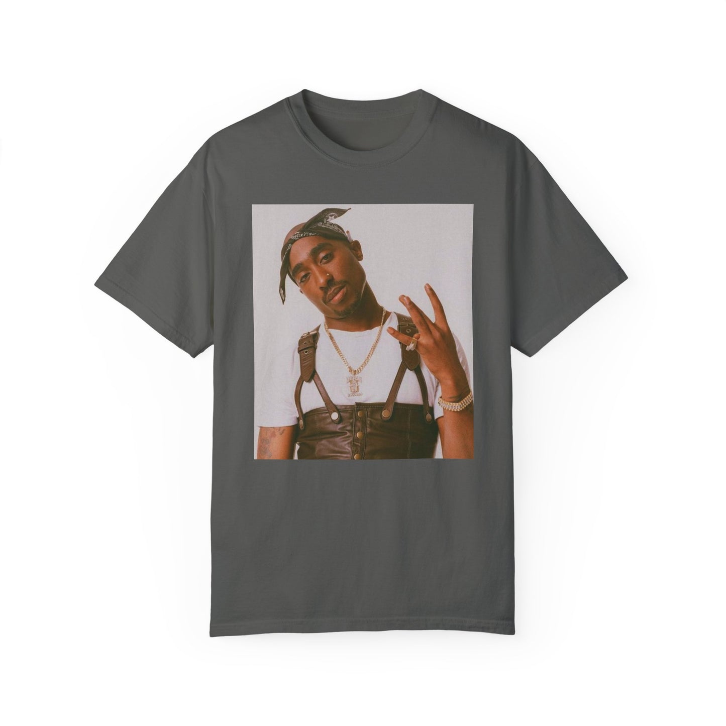 Unisex Garment-Dyed Tupac T-shirt