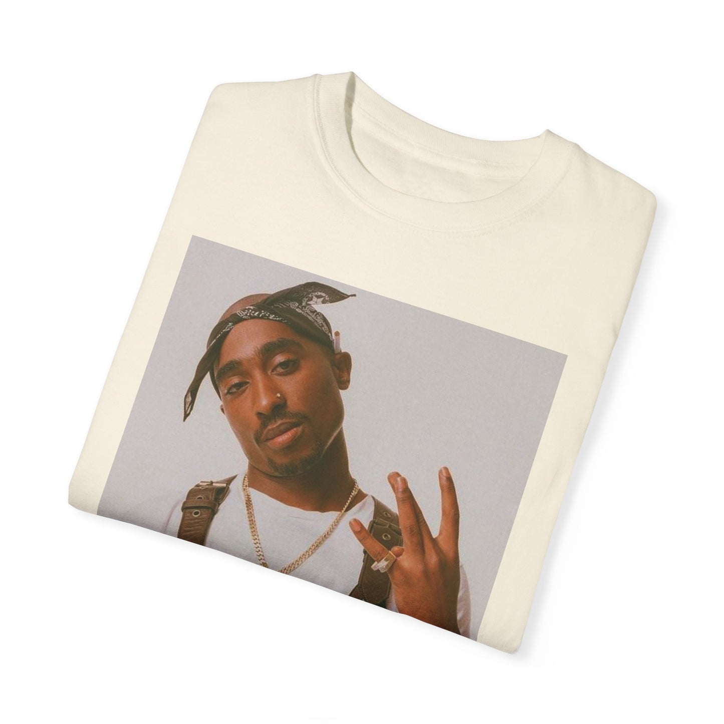 Unisex Garment-Dyed Tupac T-shirt