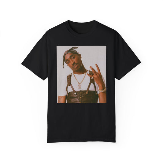 Unisex Garment-Dyed Tupac T-shirt